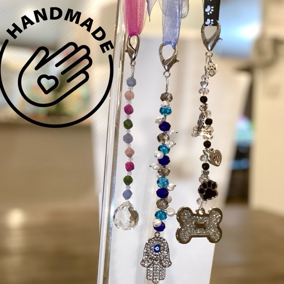 🌸Car Charm Rearview Mirror - Picture 2 of 8